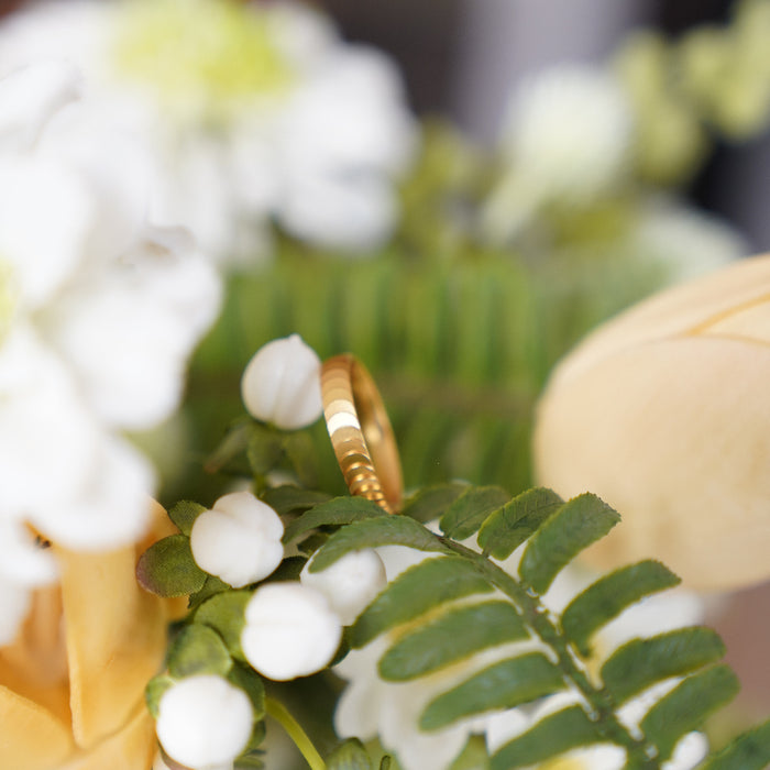 Artisan Gold Scale Band Ring