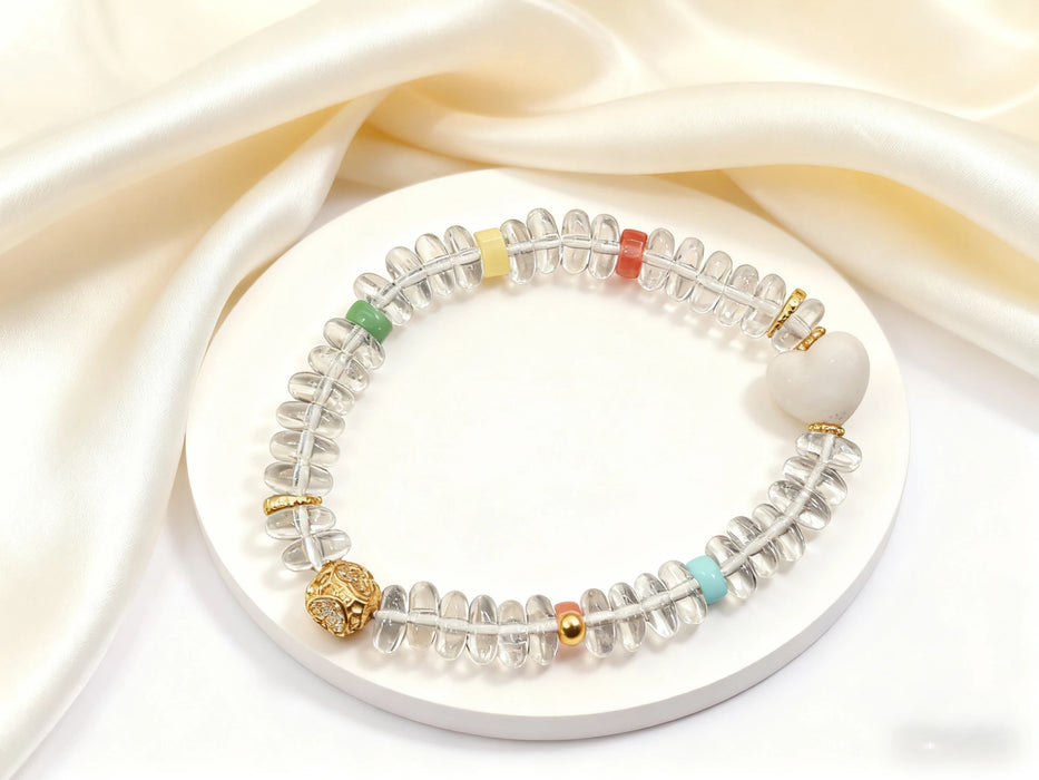 Handmade Natural Clear Quartz Bracelet