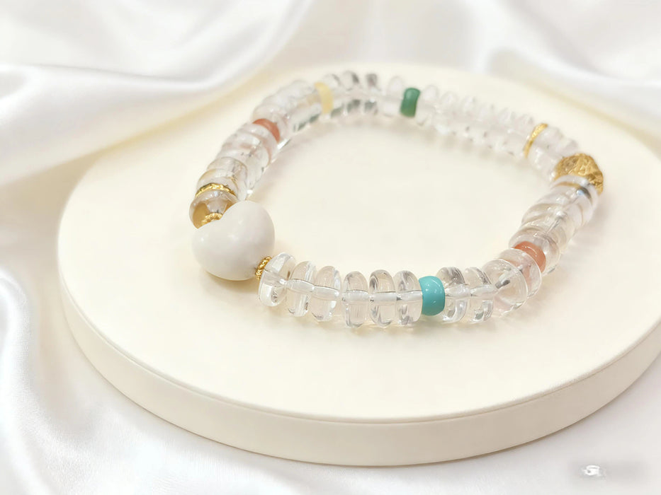 Handmade Natural Clear Quartz Bracelet